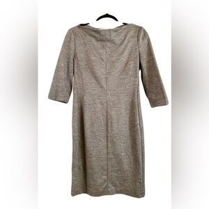 Diane Von Furstenberg Gray Long Sleeve Dress